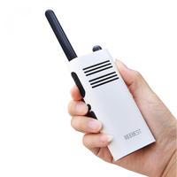BeeBest A208 Handheld Walkie Talkie 5W 1-5KM Two Way Radio White 2000mAh