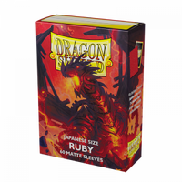 Sleeves - Dragon Shield Japanese - Box 60 - Ruby Matte