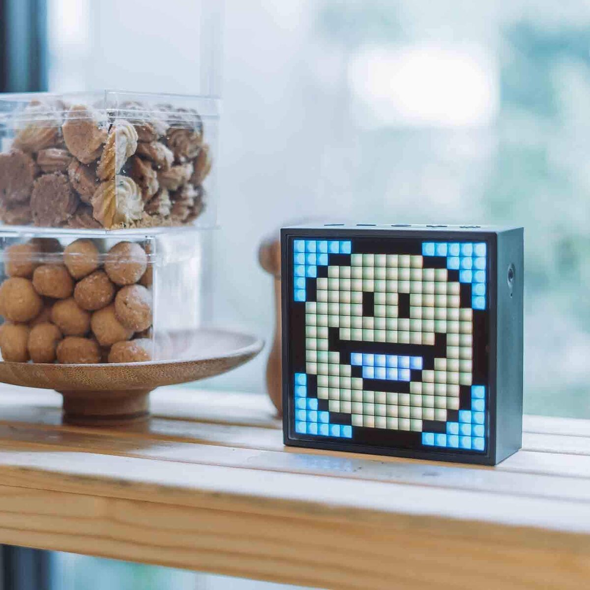 Divoom Timebox Evo Portable Bluetooth Pixel Art Speaker with 256