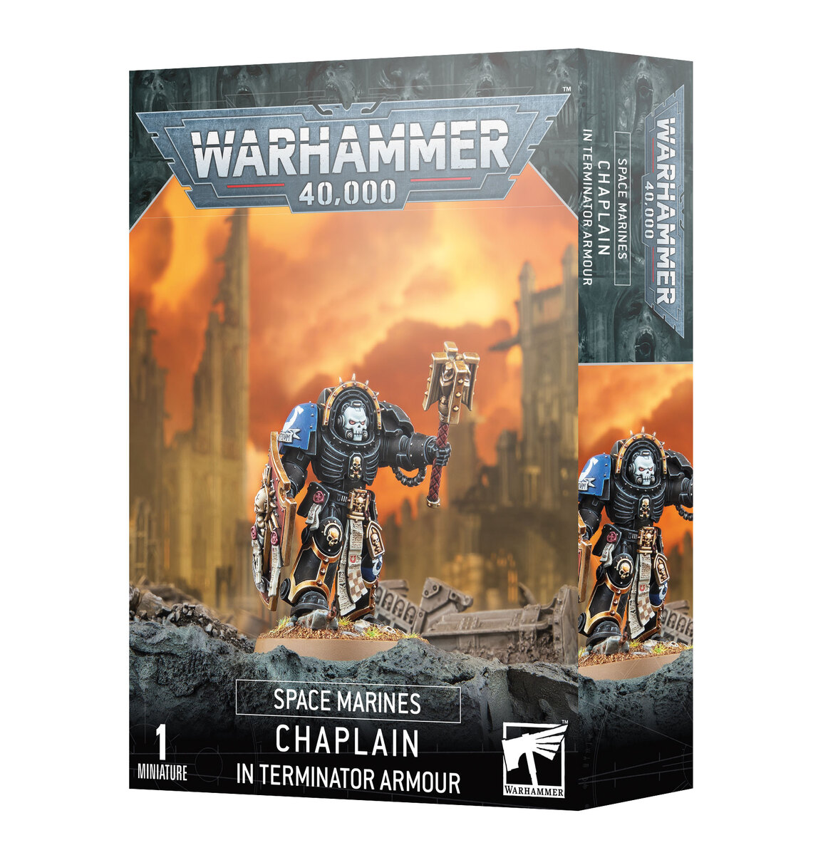 Don't miss Warhammer 40,000 Space Marines Chaplain in Terminator