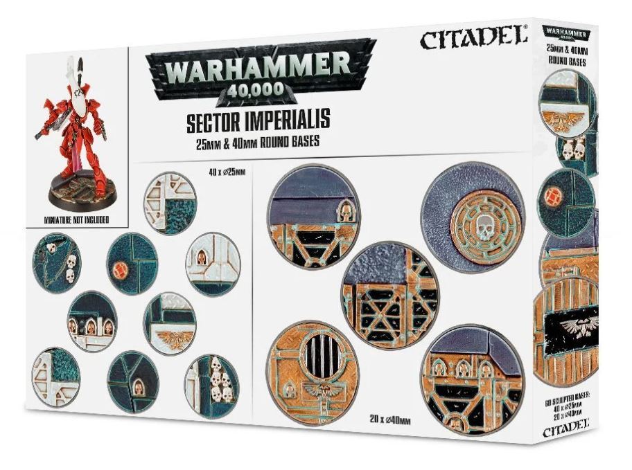 Sector Imperialis 25 And 40mm Round Bases