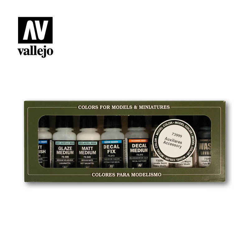 Vallejo Metal Colour - Engine 4 Colour Acrylic Paint Set