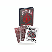 Bicycle Foil Metalluxe Red Playing Cards