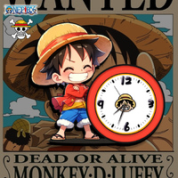 One Piece Luffy Wall Clock