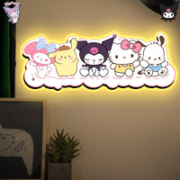 Sanrio Characters LED Wall Art Display (Kuromi, Pompompurin, My Melody, Hello Kitty, Pochacco)