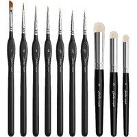 Detail Nylon Paint Brush Set 7PCS + Drybrush 3 PCS