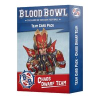 Blood Bowl Chaos Dwarf Team Card Pack