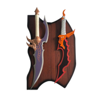 Solo Leveling Knight Killer Dual Dagger/Sword with Wall Plaque