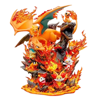 Pokemon Valley Charizard Family with Led Light GK Figure