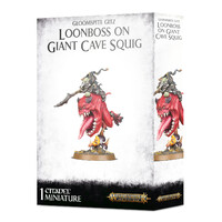 Warhammer Age of Sigmar Gloomspite Gitz Loonboss on Giant Cave Squig