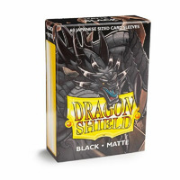 Sleeves - Dragon Shield Japanese - Box 60 - Black Matte