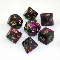 CHX 26434 Gemini Green-Purple/Gold 7-Die Set