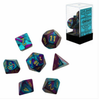 CHX 26449 Gemini Purple-Teal/Gold 7-Die Set