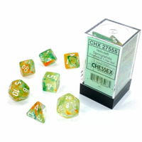 CHX 27555 Nebula Polyhedral Spring/White Luminary 7-Die Set