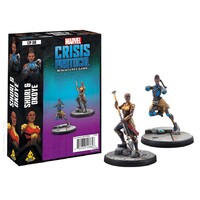 Skip to the beginning of the images gallery Marvel Crisis Protocol Miniatures Game Shuri & Okoye Expansion