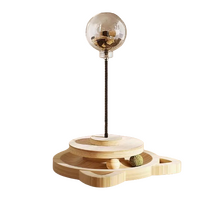 Interactive Cat Toy with Freeze-Dried Food Dispenser