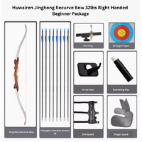 Huwairen Jinghong Recurve Bow 32lbs Right Handed Beginner Package