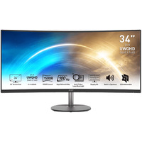 MSI PRO MP341CQ 34inch 100Hz UWQHD VA Curved Business Monitor, Black