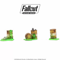 Fallout Wasteland Warfare - Terrain Expansion Radioactive Containers