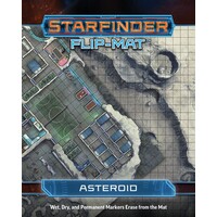 Starfinder RPG Flip Mat Starship Asteroid