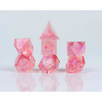 Sirius Dice - Pink Cloak & Dagger Dice Set 7