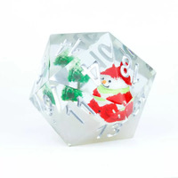 Sirius Dice - Snowman Scenic Large D20