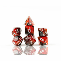 Sirius Dice - Cherry Nebula Dice Set 7