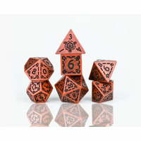 Sirius Dice - Illusory Metal - Copper Dice Set 7