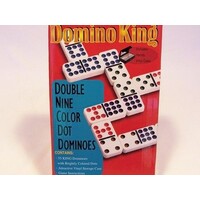 Domino King Double Nine Coloured Dots