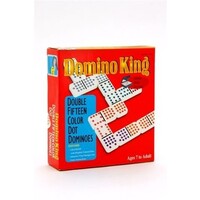 Domino King Double Fifteen Coloured Dots