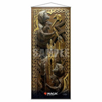 Magic the Gathering Kaldheim Wall Scroll featuring The Bears of Littjara