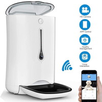 6L Automatic Smart Pet Feeder with Wifi & HD Camera App Controlled