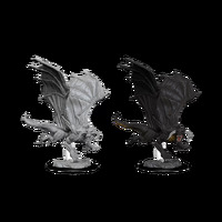 D&D Nolzurs Marvelous Unpainted Miniatures Young Black Dragon