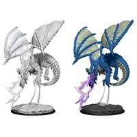 D&D Nolzurs Marvelous Unpainted Miniatures Young Blue Dragon