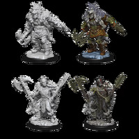 D&D Nolzurs Marvelous Unpainted Miniatures Male Half Orc Barbarian